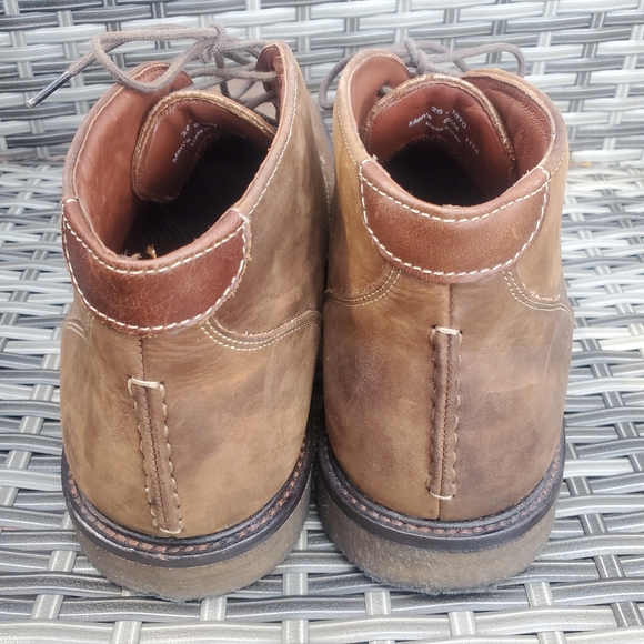 Johnston & Murphy Men's Sheepskin Chukka Boots Size 8.5 EUC - Picture 4 of 9